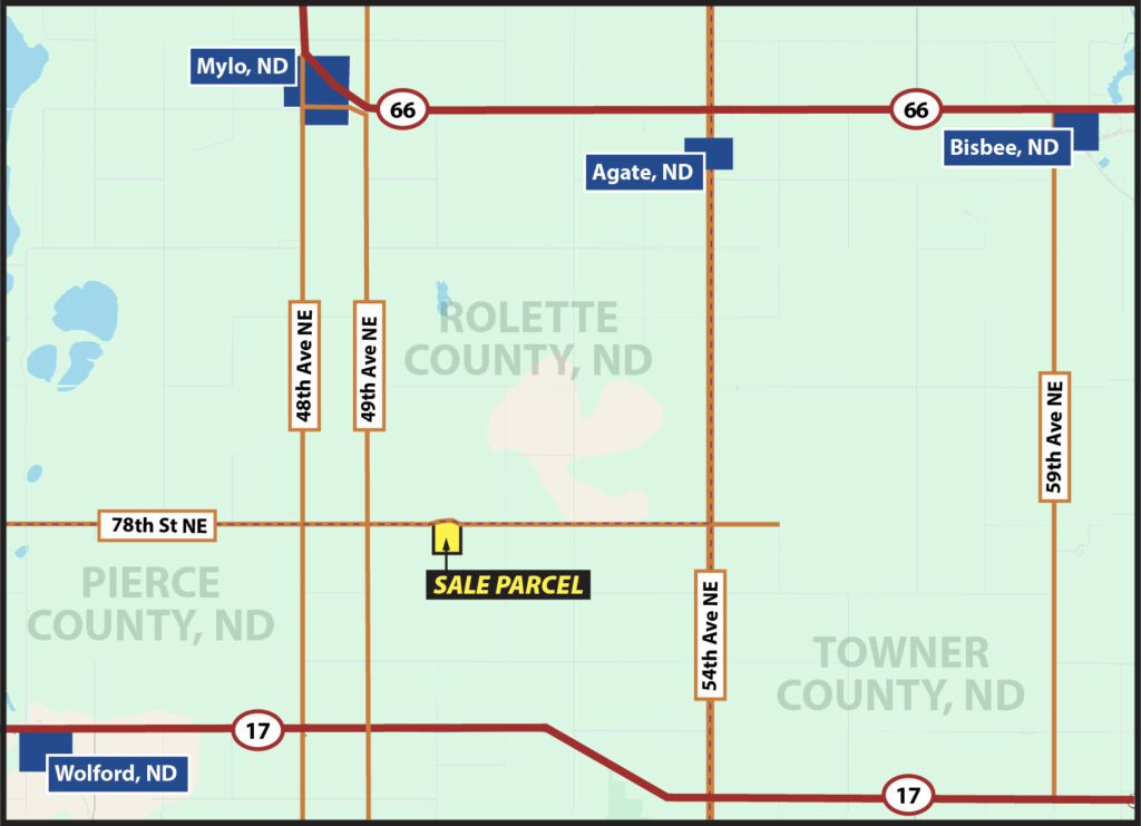 Benson Farmstead Driving Map