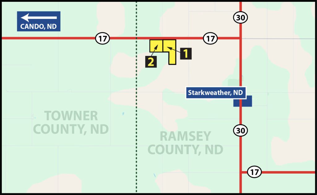 Halvorson Driving Map