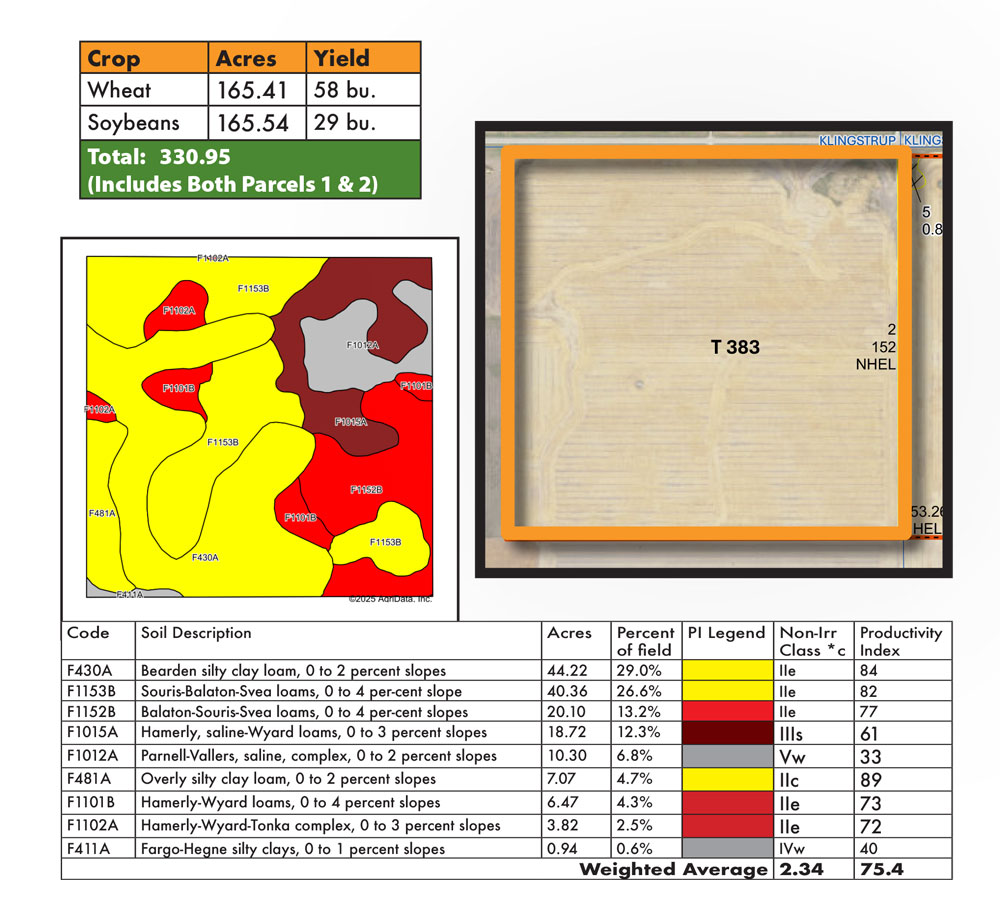 Halvorson FSA & Soils Map P2