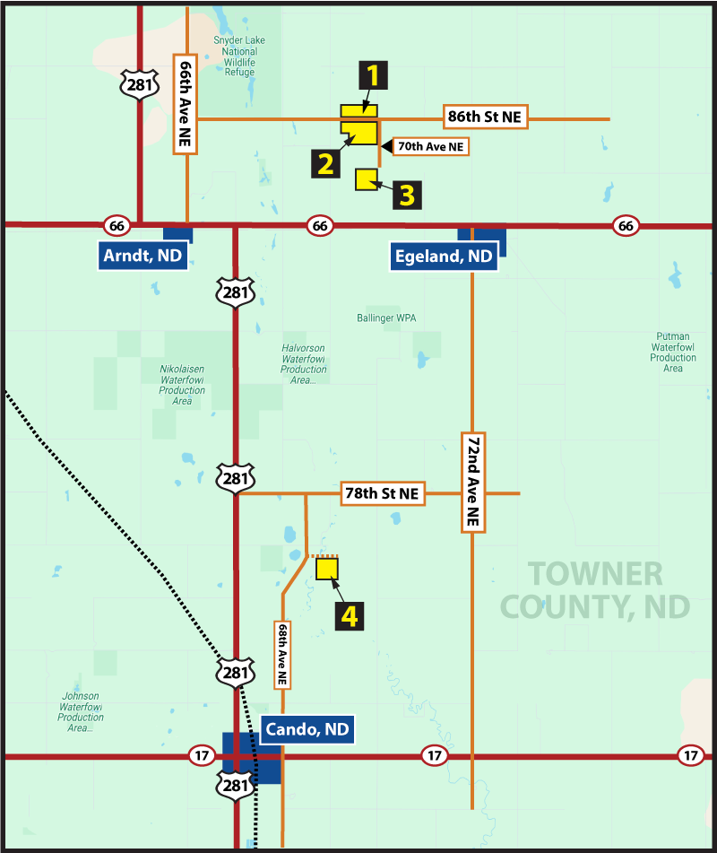Torkelson Estate Driving Map