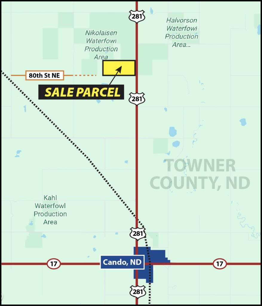 Ducks Unlimited Driving Map