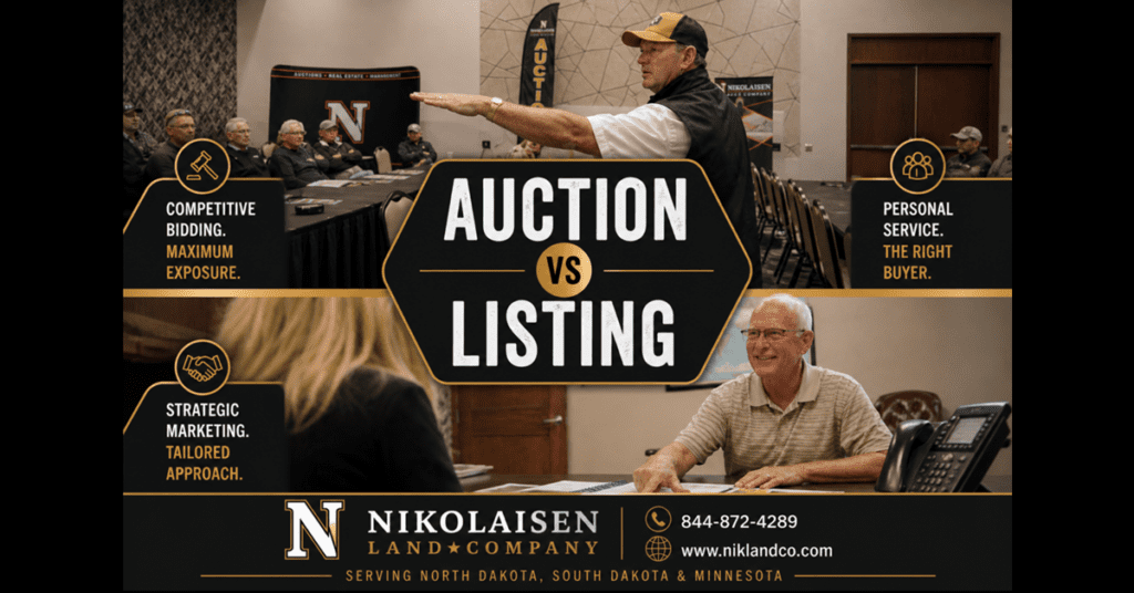 Auction vs listing