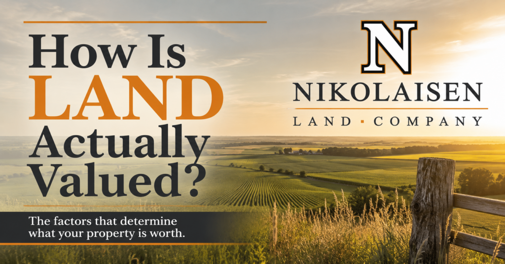 How is LAND actually valued
