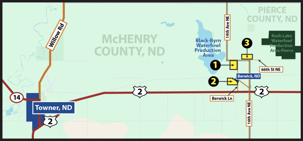 Mongeon Driving Map